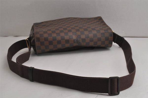 Authentic Louis Vuitton Damier Shelton MM Shoulder Cross Bag N41149 LV 6990J