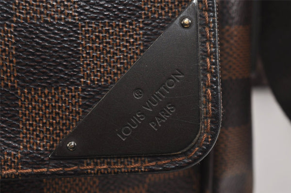 Authentic Louis Vuitton Damier Shelton MM Shoulder Cross Bag N41149 LV 6990J