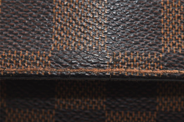 Authentic Louis Vuitton Damier Shelton MM Shoulder Cross Bag N41149 LV 6990J