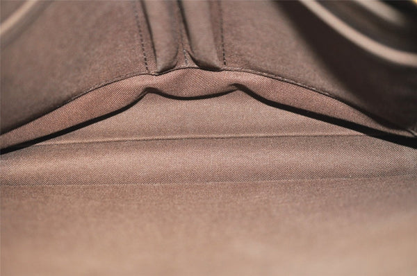 Authentic Louis Vuitton Damier Shelton MM Shoulder Cross Bag N41149 LV 6990J