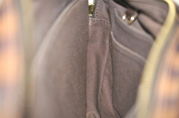 Authentic Louis Vuitton Damier Shelton MM Shoulder Cross Bag N41149 LV 6990J