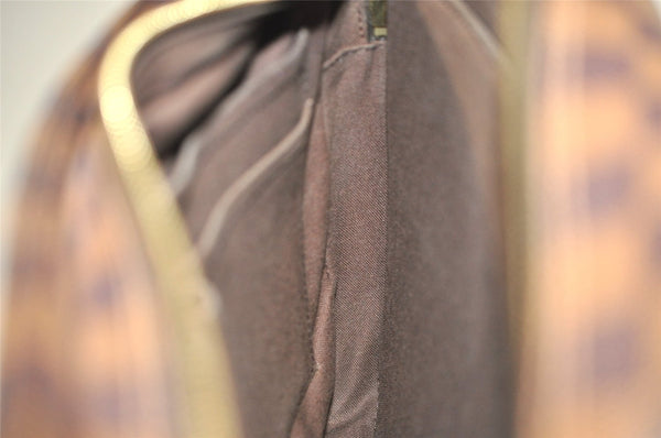 Authentic Louis Vuitton Damier Shelton MM Shoulder Cross Bag N41149 LV 6990J