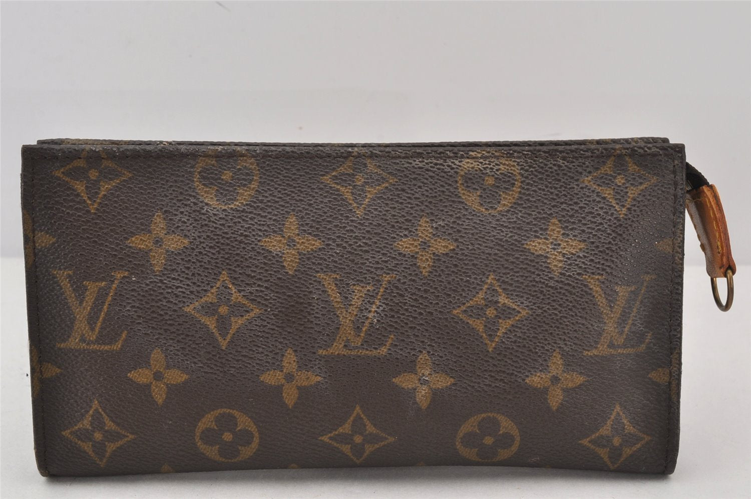 Authentic Louis Vuitton Monogram Pouch For Bucket GM LV Junk 6990K