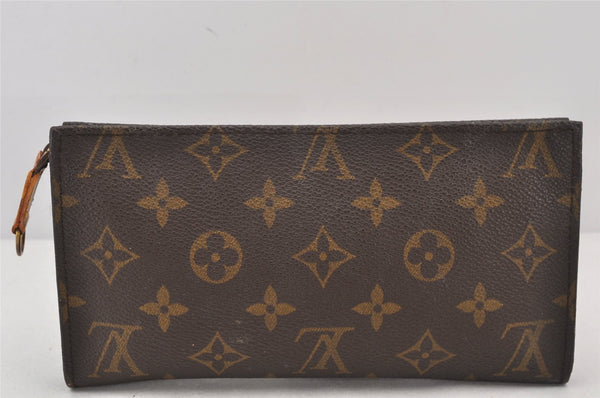 Authentic Louis Vuitton Monogram Pouch For Bucket GM LV Junk 6990K