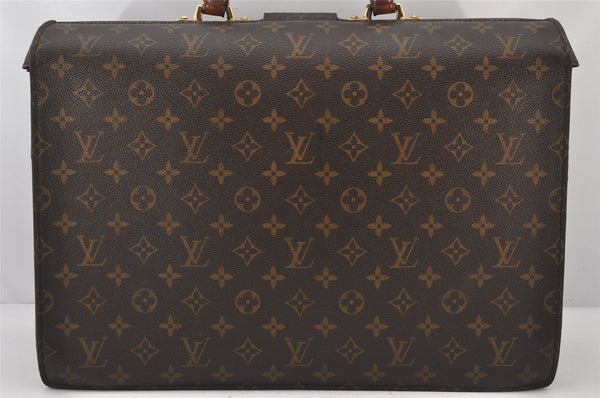 Authentic Louis Vuitton Monogram Serviette Fermoir Briefcase M53305 LV 6991K