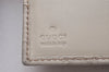 Authentic GUCCI Guccissima GG Leather Bifold Wallet Purse 150673 White 6992I