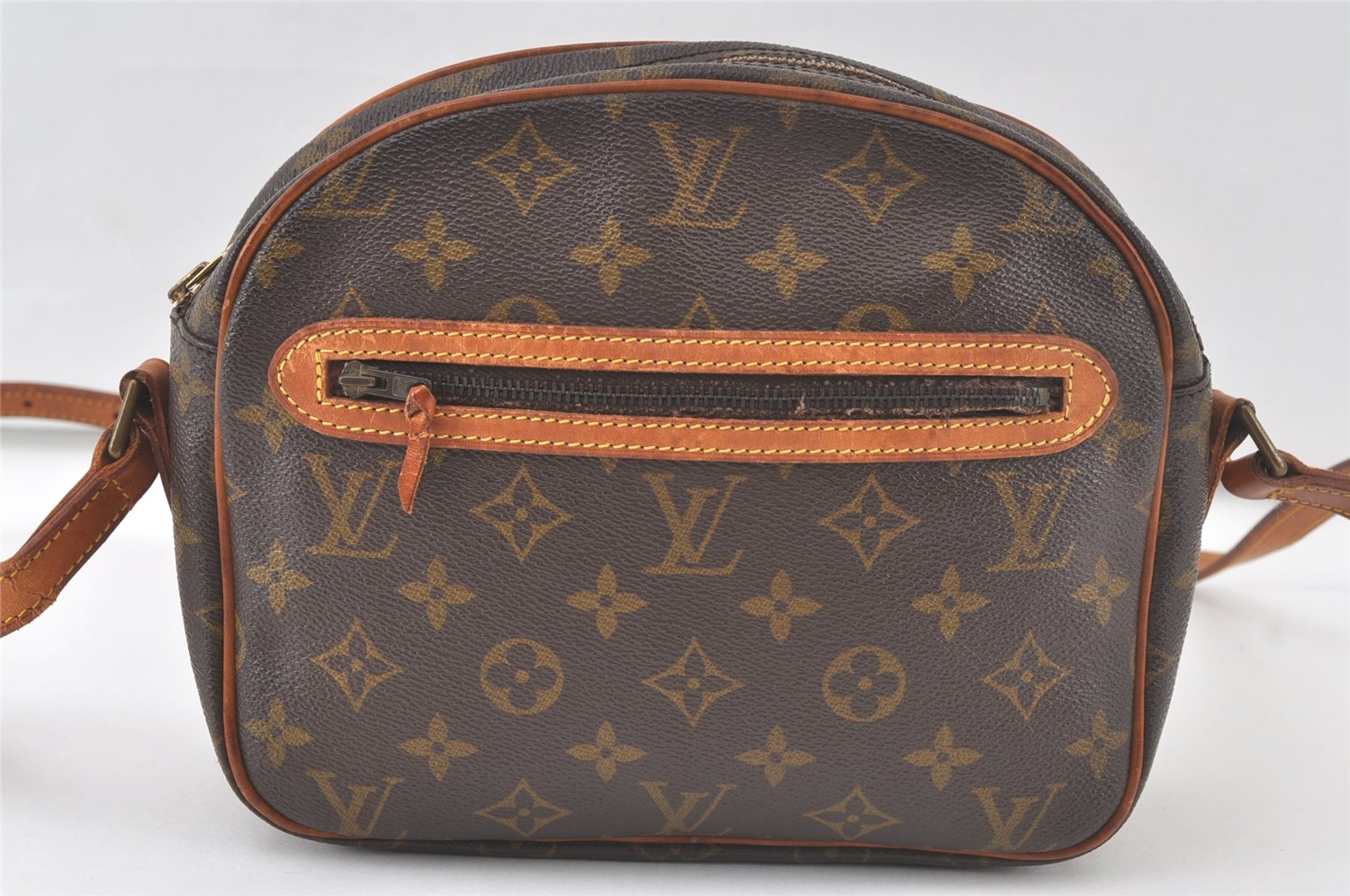 Authentic Louis Vuitton Monogram Senlis Shoulder Cross Bag Old Model LV 6992K