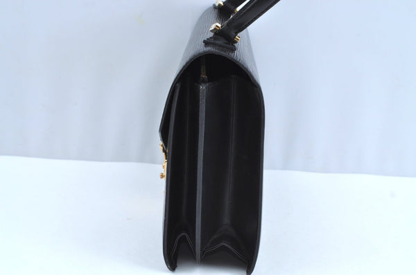 Authentic Louis Vuitton Epi Concorde Hand Bag Purse Black M52132 LV 6993G