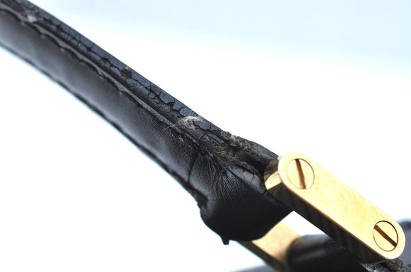 Authentic Louis Vuitton Epi Concorde Hand Bag Purse Black M52132 LV 6993G