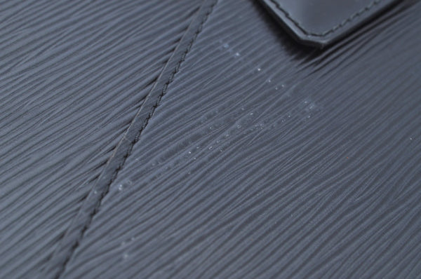 Authentic Louis Vuitton Epi Concorde Hand Bag Purse Black M52132 LV 6993G