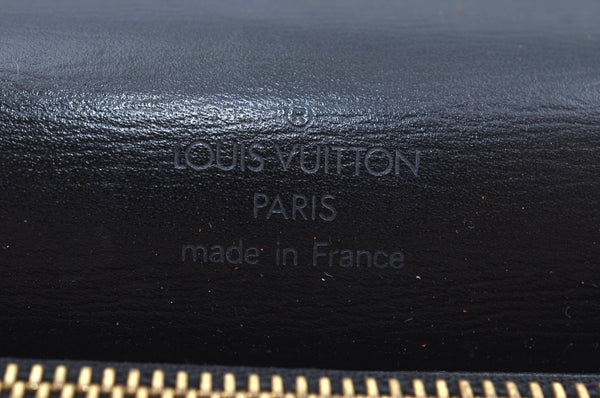 Authentic Louis Vuitton Epi Concorde Hand Bag Purse Black M52132 LV 6993G