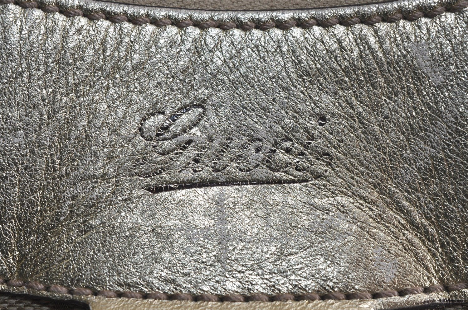 Authentic GUCCI Abbey Shoulder Tote Bag GG Canvas Leather 189833 Beige 6993J