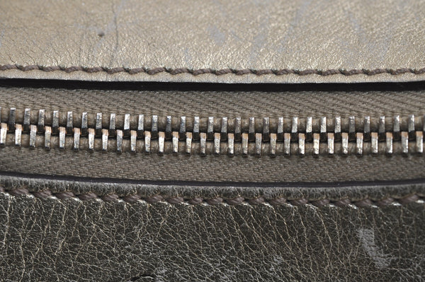 Authentic GUCCI Abbey Shoulder Tote Bag GG Canvas Leather 189833 Beige 6993J