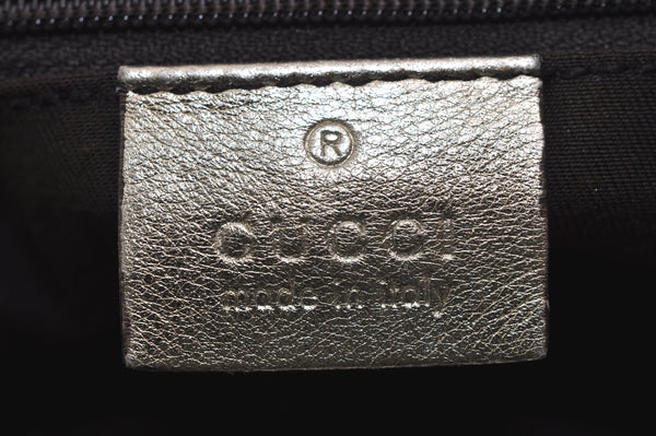 Authentic GUCCI Abbey Shoulder Tote Bag GG Canvas Leather 189833 Beige 6993J