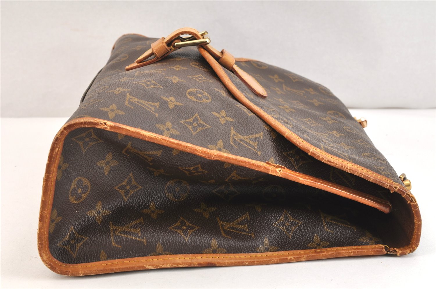 Authentic Louis Vuitton Monogram Beverly 41 M51121 2Way Hand Bag Junk 6995K