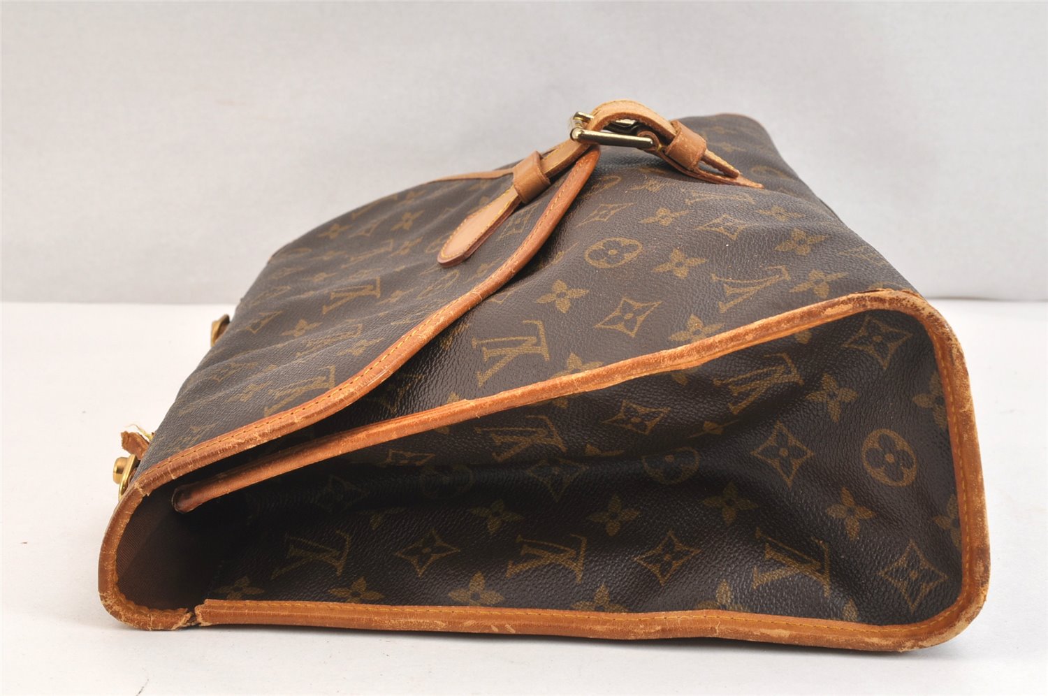 Authentic Louis Vuitton Monogram Beverly 41 M51121 2Way Hand Bag Junk 6995K