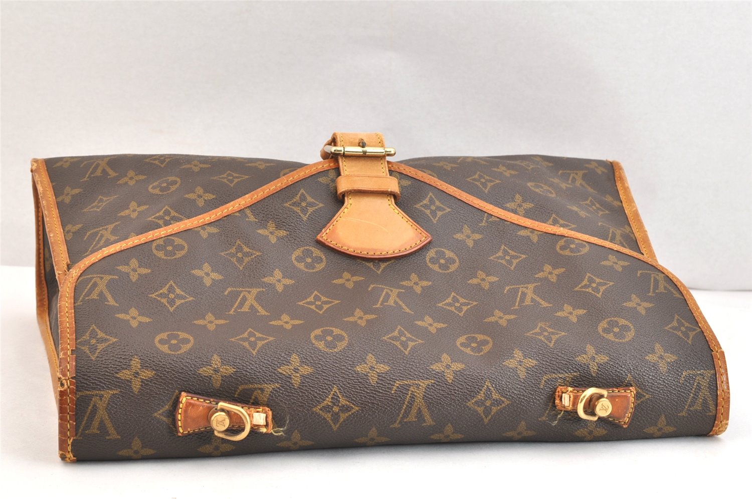 Authentic Louis Vuitton Monogram Beverly 41 M51121 2Way Hand Bag Junk 6995K