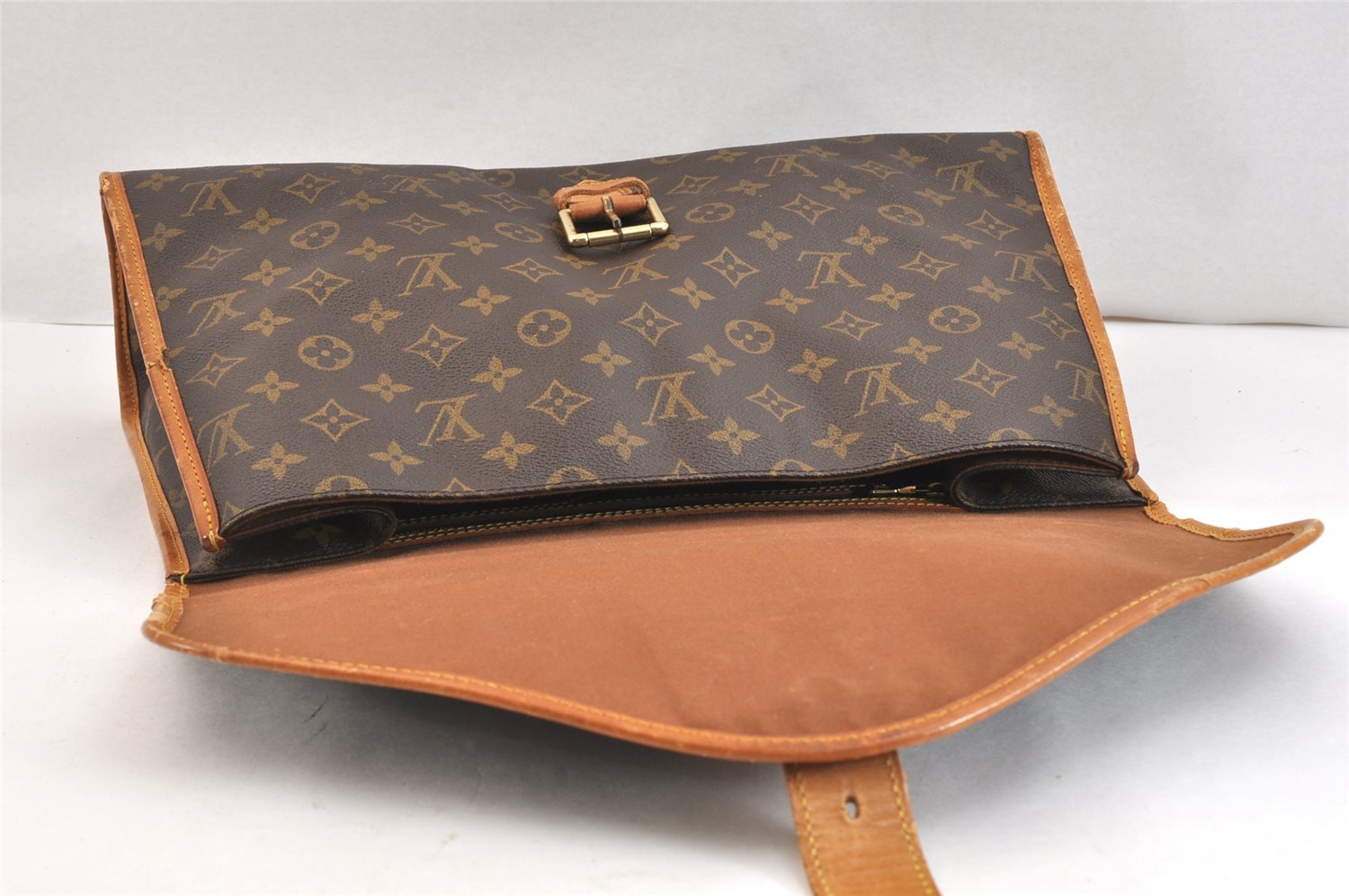 Authentic Louis Vuitton Monogram Beverly 41 M51121 2Way Hand Bag Junk 6995K