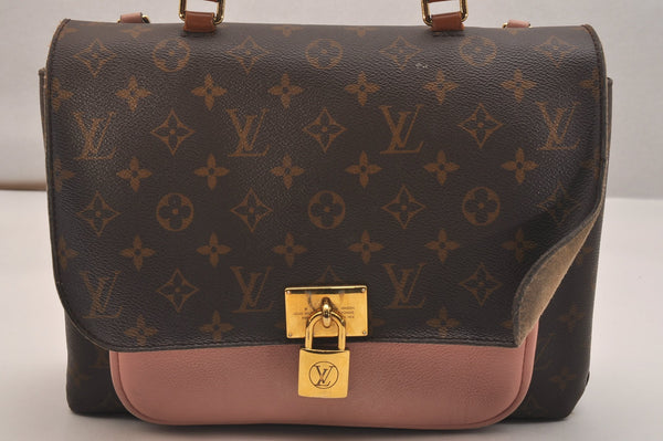 Authentic Louis Vuitton Monogram Marignan 2Way Shoulder Hand Bag M43960 LV 6997J