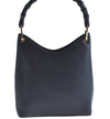 Authentic GUCCI Bamboo Vintage Shoulder Bag Leather 0013007 Black Junk 6999H