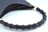 Authentic GUCCI Bamboo Vintage Shoulder Bag Leather 0013007 Black Junk 6999H