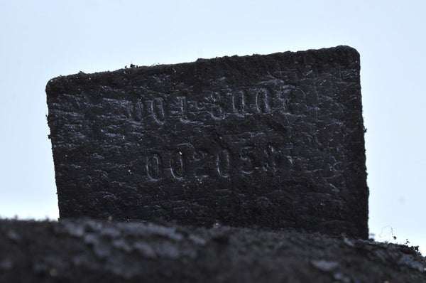 Authentic GUCCI Bamboo Vintage Shoulder Bag Leather 0013007 Black Junk 6999H