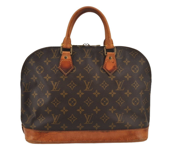 Authentic Louis Vuitton Monogram Alma Hand Bag Purse M51130 LV 6999J