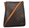 Authentic Louis Vuitton Monogram Musette Shoulder Cross Body Bag M51256 LV 7001I