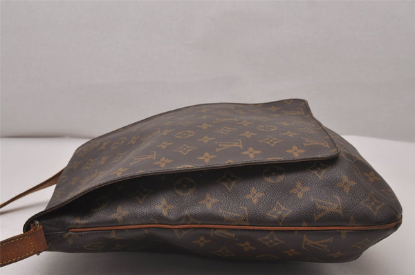 Authentic Louis Vuitton Monogram Musette Shoulder Cross Body Bag M51256 LV 7001I