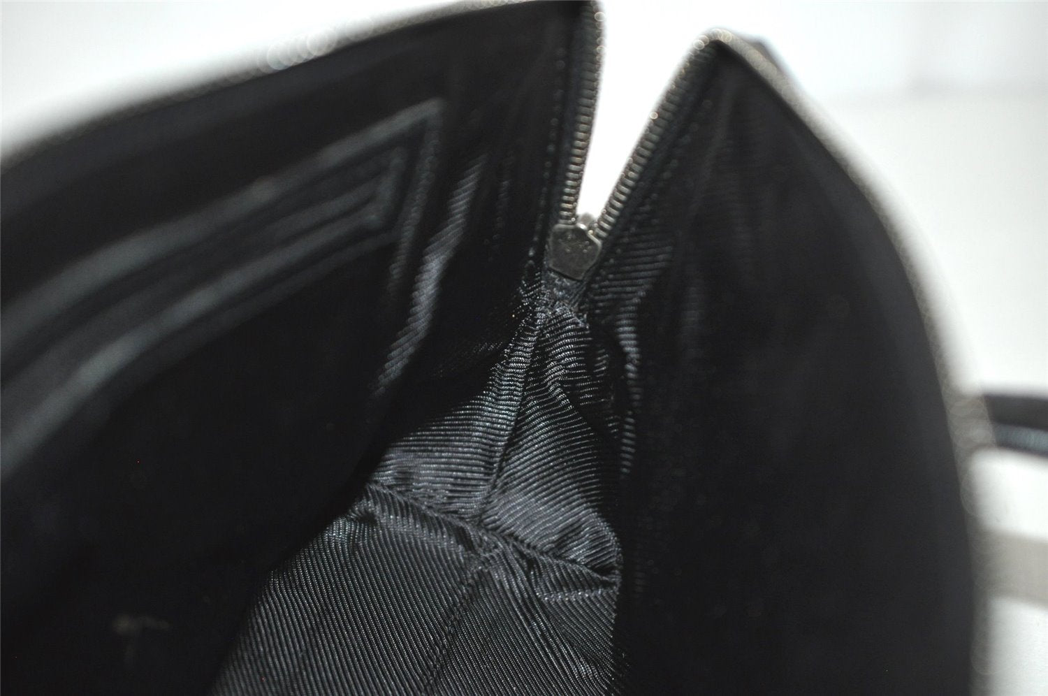 Authentic GUCCI Shoulder Hand Bag Purse GG Canvas Leather 73880 Black 7001J