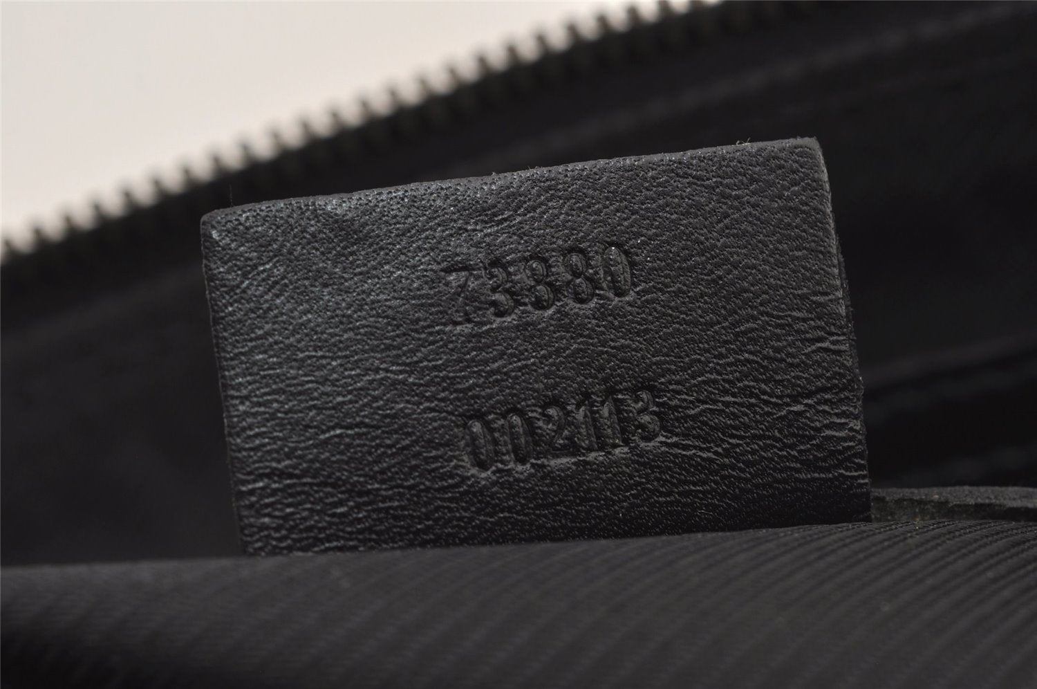 Authentic GUCCI Shoulder Hand Bag Purse GG Canvas Leather 73880 Black 7001J