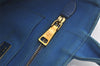 Authentic PRADA Vintage Canapa SS Denim 2Way Shoulder Hand Bag Purse Blue 7002K