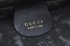 Authentic GUCCI Vintage Bamboo Shoulder Tote Bag Leather Black Junk 7005G