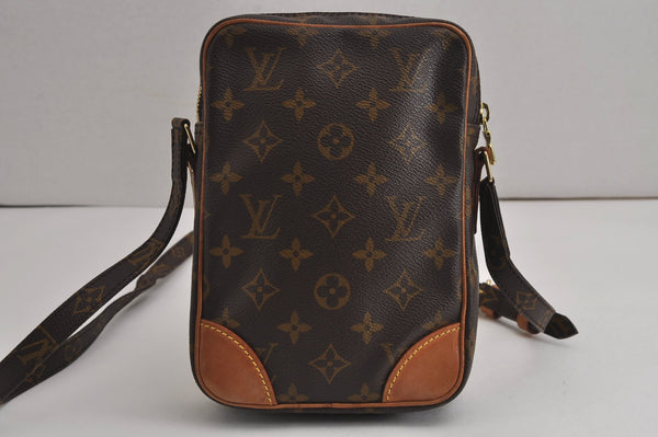 Authentic Louis Vuitton Monogram Danube Shoulder Cross Body Bag M45266 LV 7005J