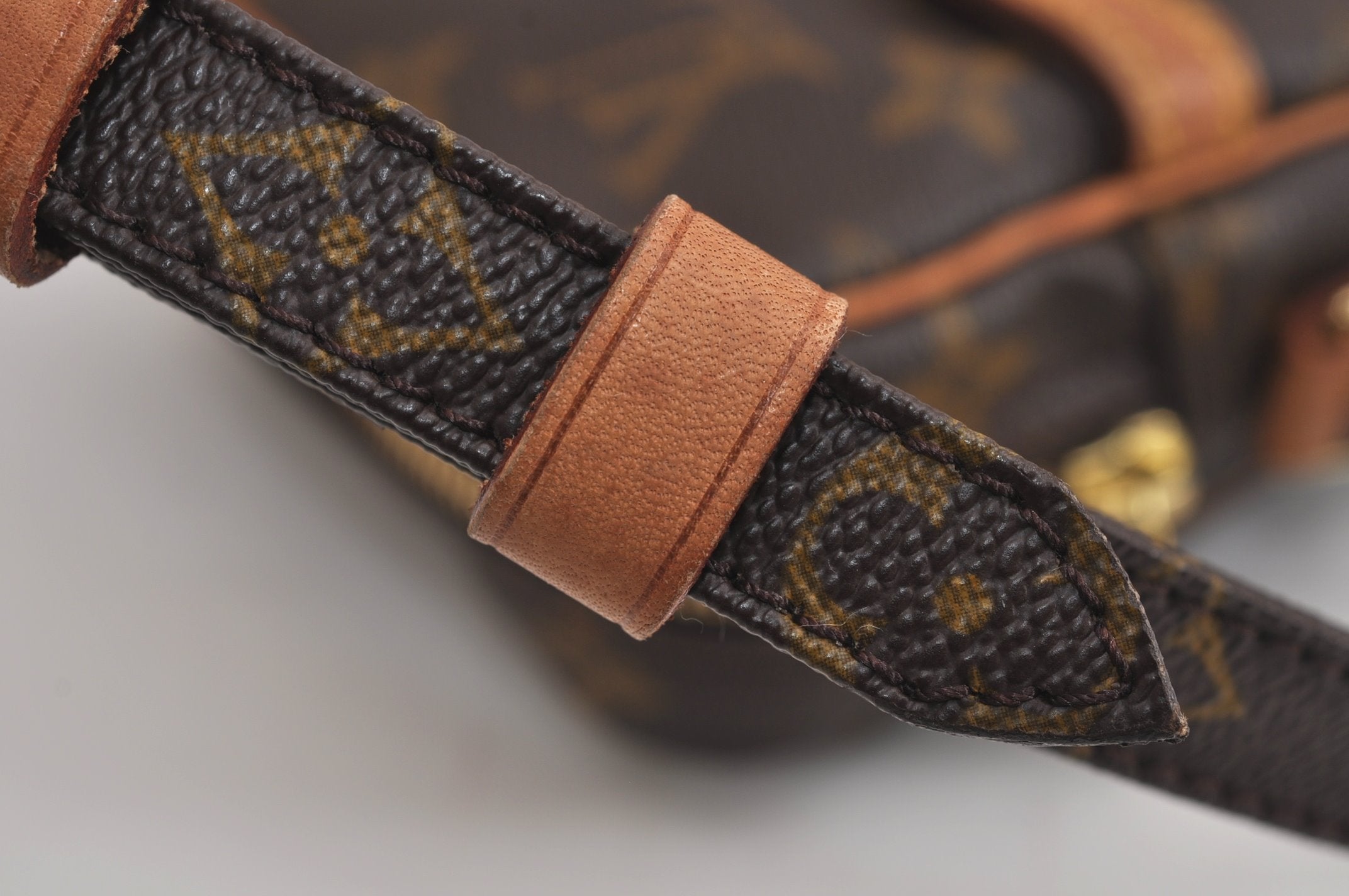 Authentic Louis Vuitton Monogram Danube Shoulder Cross Body Bag M45266 LV 7005J