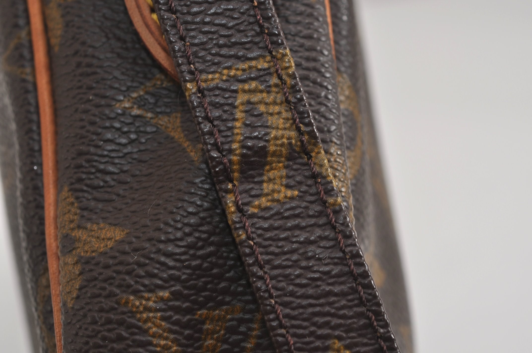 Authentic Louis Vuitton Monogram Danube Shoulder Cross Body Bag M45266 LV 7005J