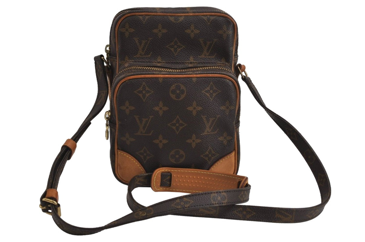 Authentic Louis Vuitton Monogram Amazone Shoulder Cross Body Bag M45236 LV 7009J
