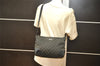 Authentic GUCCI Shoulder Cross Body Bag GG Canvas Leather 114273 Black 7010K