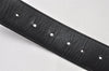 Authentic GUCCI Guccissima Interlocking G Belt GG Leather 75cm 29.5" Black 7012K