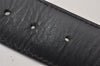 Authentic GUCCI Guccissima Interlocking G Belt GG Leather 75cm 29.5" Black 7012K