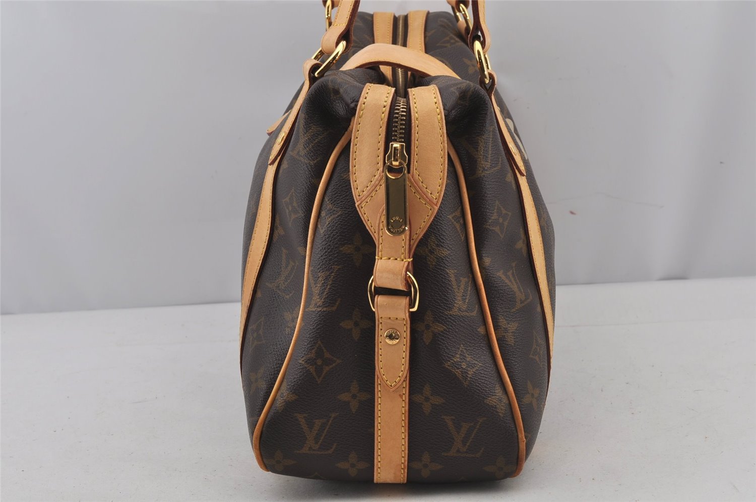 Authentic Louis Vuitton Monogram Stresa PM Shoulder Tote Bag M51186 LV 7014J