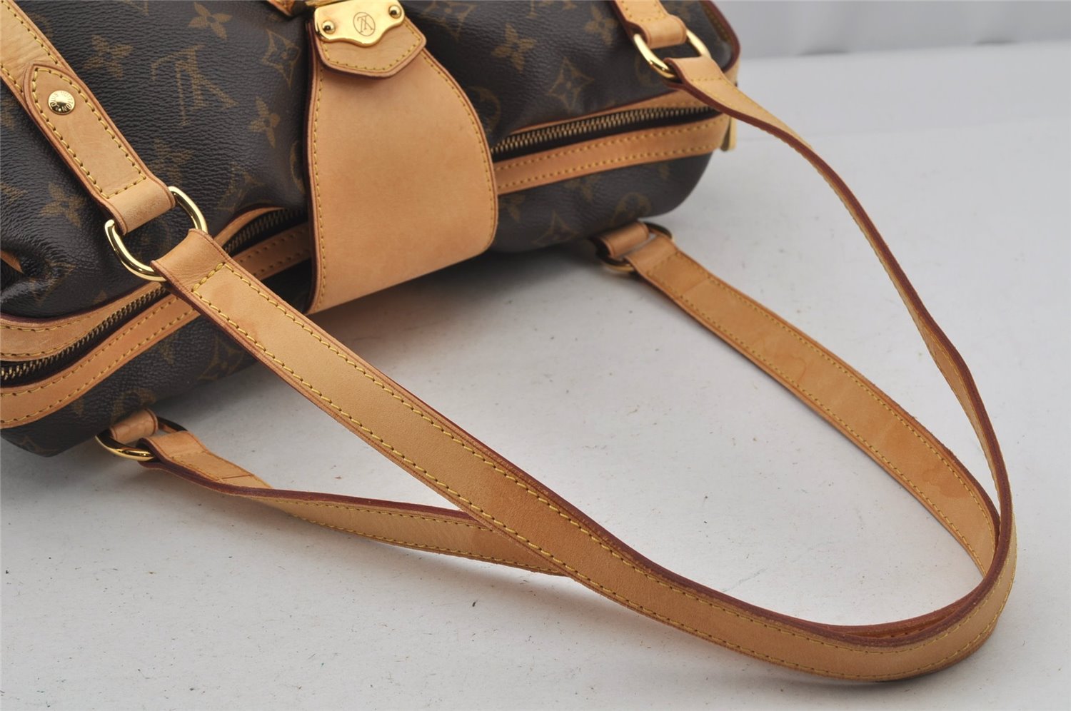 Authentic Louis Vuitton Monogram Stresa PM Shoulder Tote Bag M51186 LV 7014J