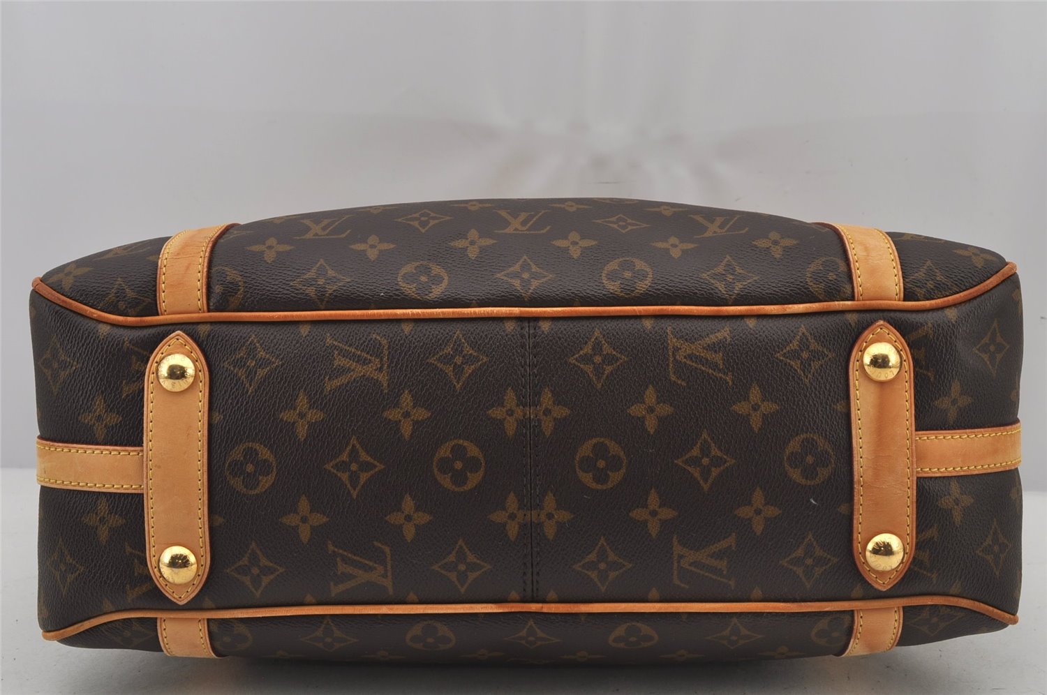 Authentic Louis Vuitton Monogram Stresa PM Shoulder Tote Bag M51186 LV 7014J