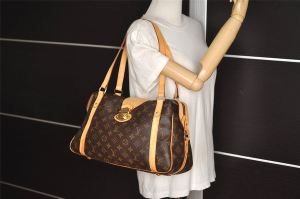 Authentic Louis Vuitton Monogram Stresa PM Shoulder Tote Bag M51186 LV 7014J