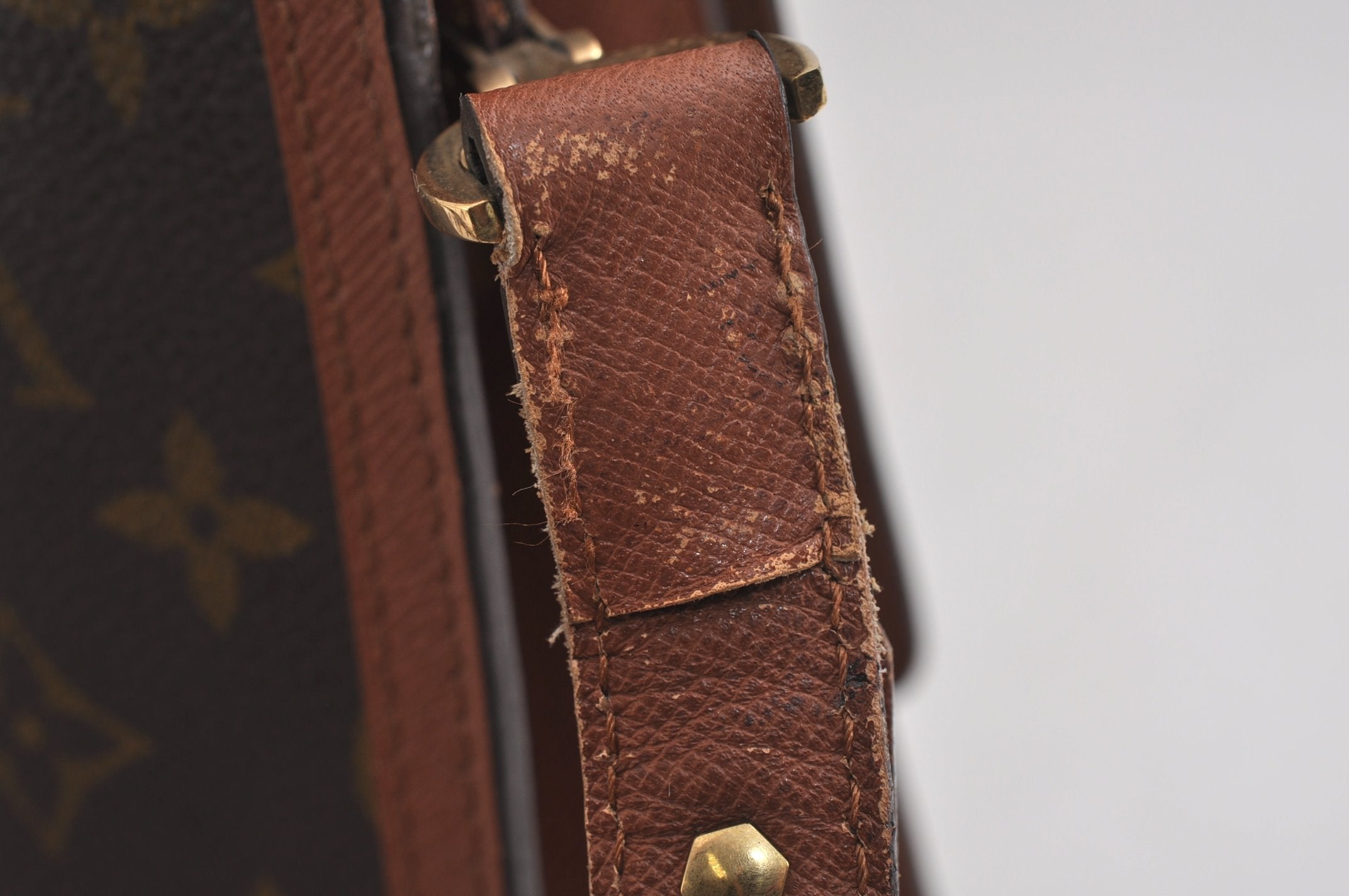 Authentic Louis Vuitton Monogram Raspail Shoulder Cross Body Bag M51372 LV 7015J