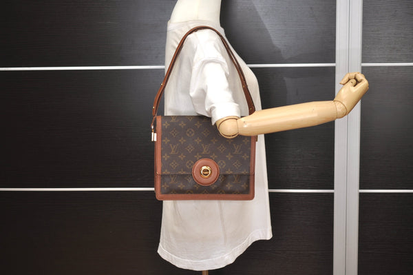 Authentic Louis Vuitton Monogram Raspail Shoulder Cross Body Bag M51372 LV 7015J