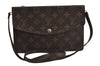 Auth Louis Vuitton Monogram Pochette Double Rabat Shoulder Bag M51815 Junk 7016J