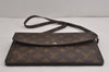 Auth Louis Vuitton Monogram Pochette Double Rabat Shoulder Bag M51815 Junk 7016J