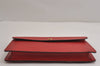 Authentic Louis Vuitton Epi Montaigne 27 Clutch Hand Bag Red M52657 LV 7017J