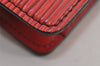 Authentic Louis Vuitton Epi Montaigne 27 Clutch Hand Bag Red M52657 LV 7017J
